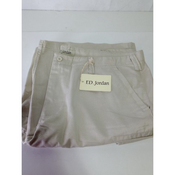 ED Jordan Men's Size 40 Cargo Shorts Beige Tan Color NWT - Picture 6 of 6